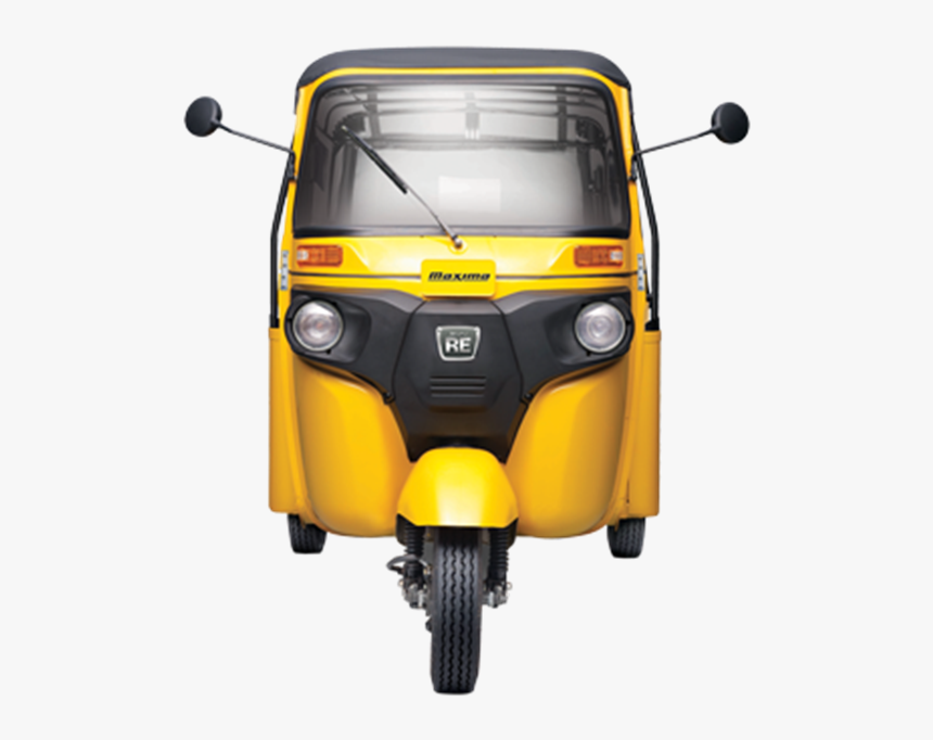 Bajaj Re Maxima Diesel Passenger - Auto Rickshaw Front View, HD Png Download, Free Download