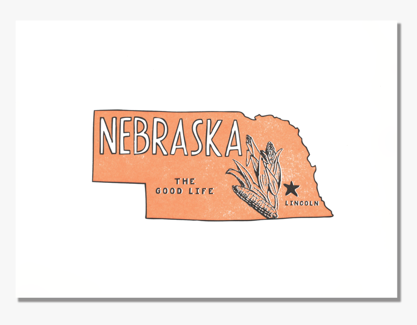 Nebraska State Print - Nebraska State, HD Png Download, Free Download