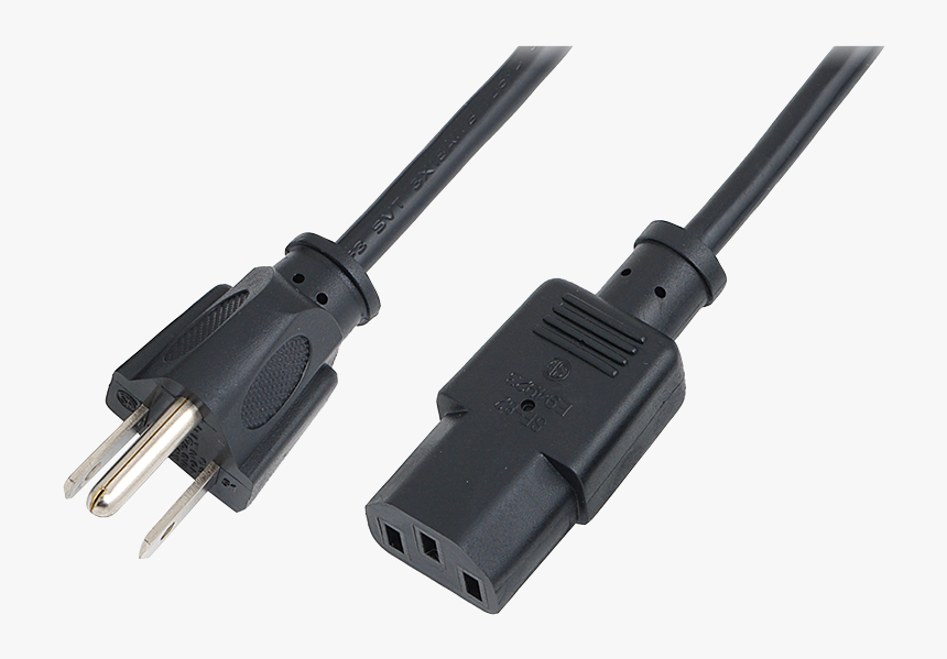 C13 Power Cord Png, Transparent Png, Free Download