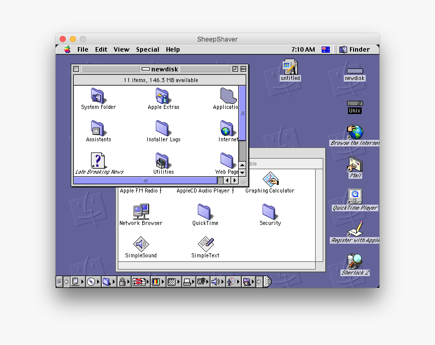 Classic Os - Classic Mac Os, HD Png Download, Free Download