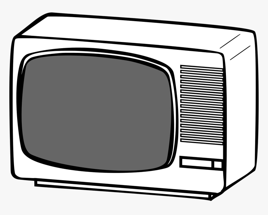 Black And White Images Of Television, HD Png Download, Free Download