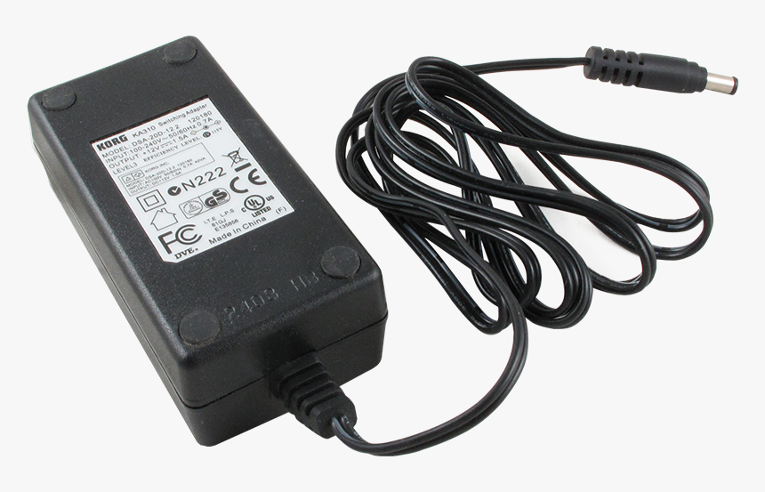 Korg, 12v, 1500ma, Center Positive Image - Korg Power Supply, HD Png Download, Free Download