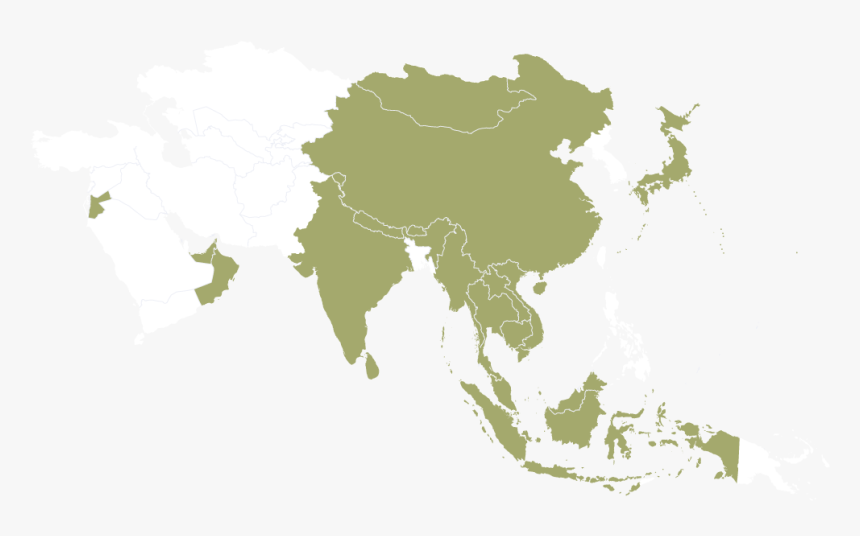 Asia Map - South Asia Subregional Economic Cooperation, HD Png Download, Free Download