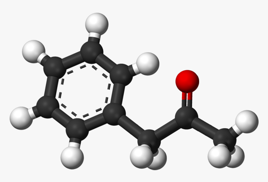 Phenylacetone 3d Balls - Carboxylic Acid 3d Structure, HD Png Download, Free Download