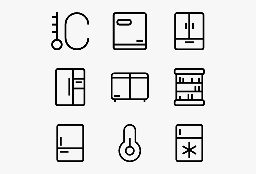 Fridge - Adobe Logos Black And White, HD Png Download, Free Download