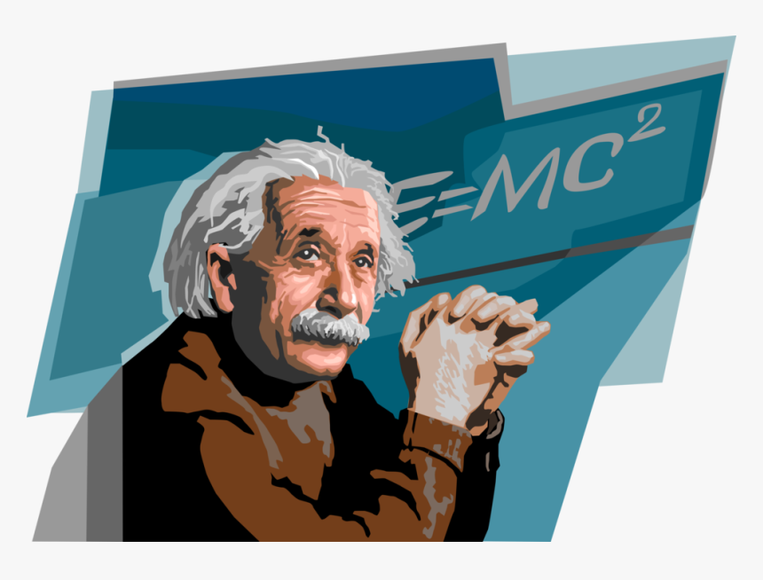 Vector Illustration Of Albert Einstein, German Theoretical - Albert Einstein Vector, HD Png Download, Free Download