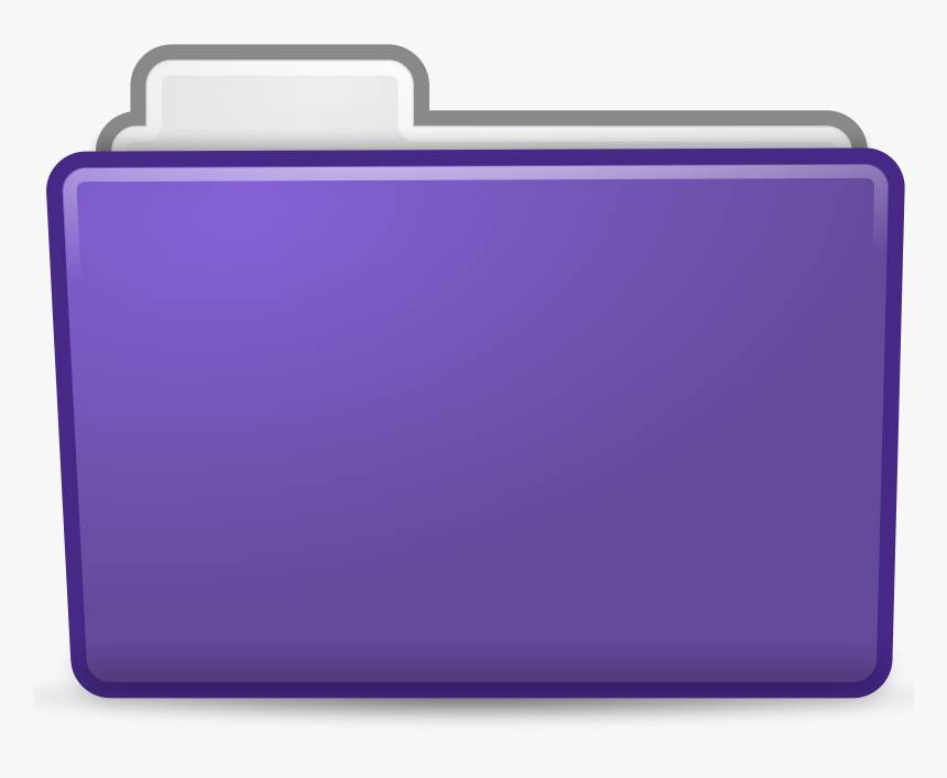 Violet Folder Icon - Purple File Folder Clipart, HD Png Download, Free Download