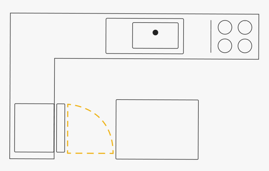 What"s The Standard Refrigerator Size How To Find The - Measurement Of A Refrigerator, HD Png Download, Free Download