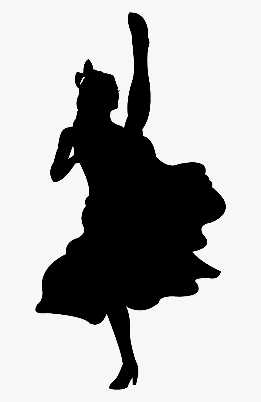 Can Can Dancer Silhouette, HD Png Download, Free Download