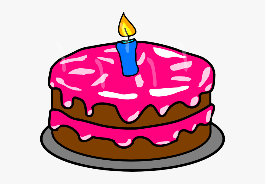 Clip Art At Clker - Birthday Cake Clip Art, HD Png Download, Free Download