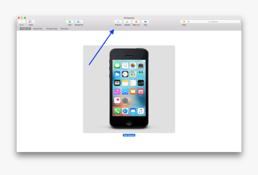 Supervisor Prepare - Apple Configurator 2 Prepare Device, HD Png Download, Free Download