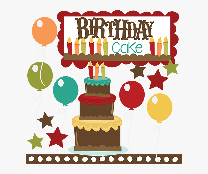 Birthday Cake Svg Birthday Svg Files Birthday Cake - Free Birthday Cake Svg File, HD Png Download, Free Download