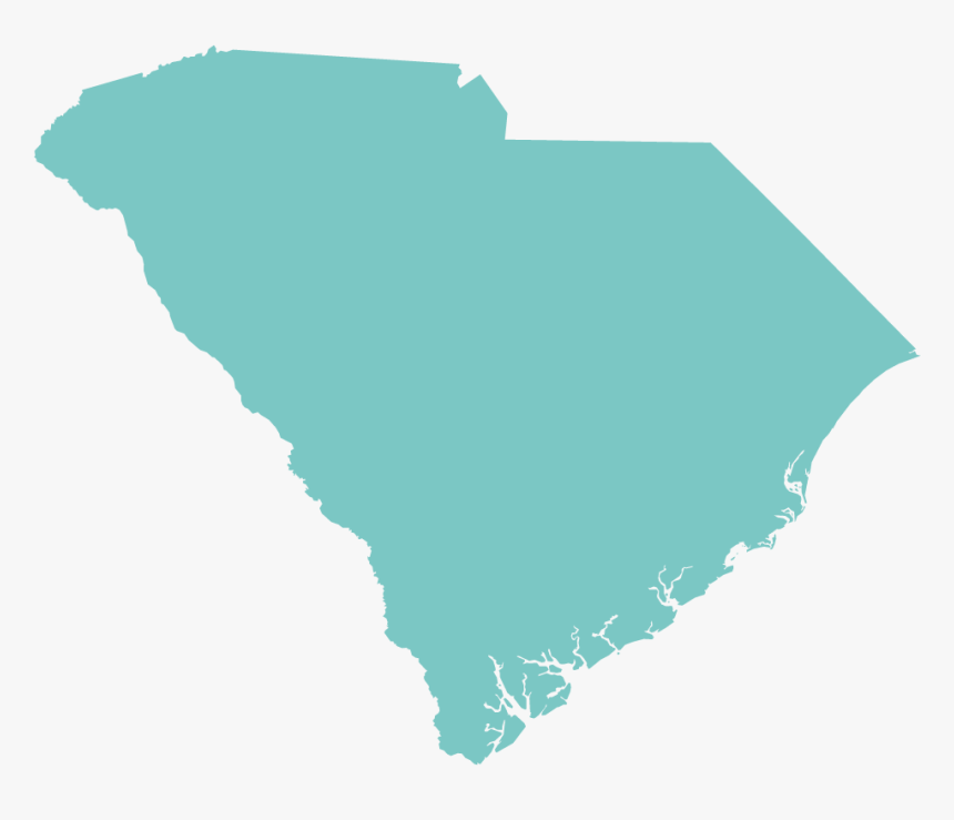 South Carolina - South Carolina State Flag Map, HD Png Download, Free Download