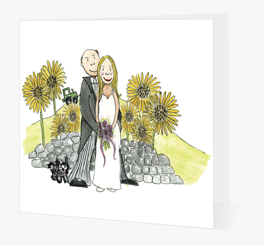 Happy Couple 5404b43cead29 - Illustration, HD Png Download, Free Download