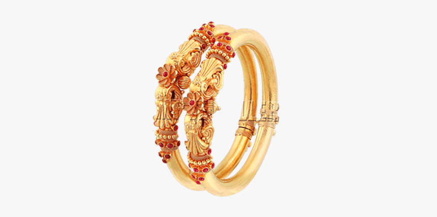 Png Jewellers Gold Bangles - Temple Jewellery Gold Bangles, Transparent Png, Free Download