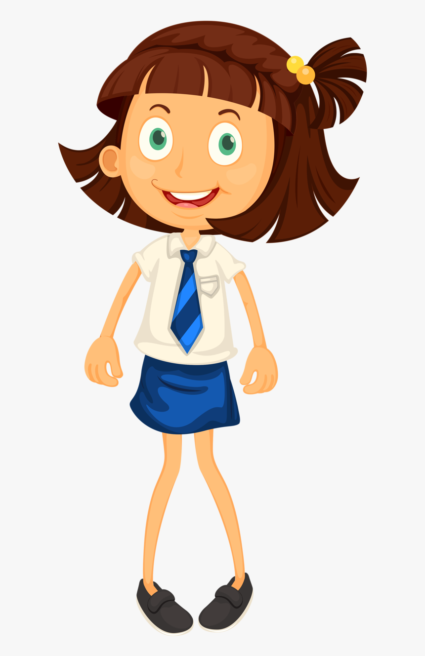 Transparent Back To School Clipart Png - Happy Face Girl Clipart, Png Download, Free Download