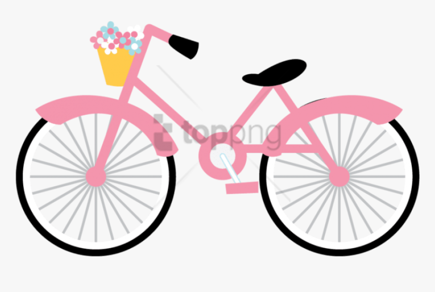 Free Png Pink Bike Png Image With Transparent Background - Pink Bicycle Clipart Free, Png Download, Free Download