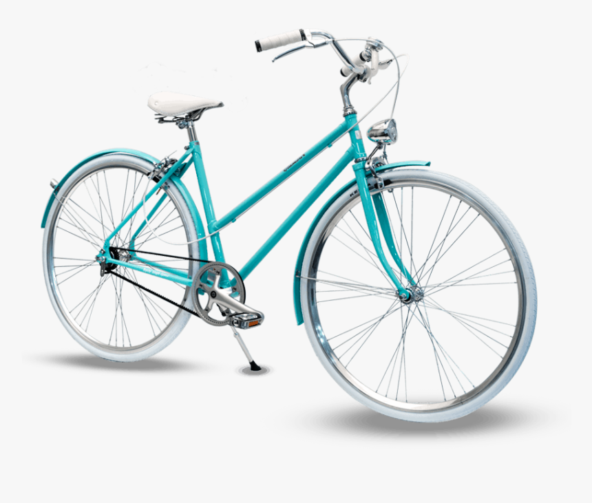 Bicicletta City Bike Da Donna Con Trasmissione A Cinghia - Racing Bicycle, HD Png Download, Free Download