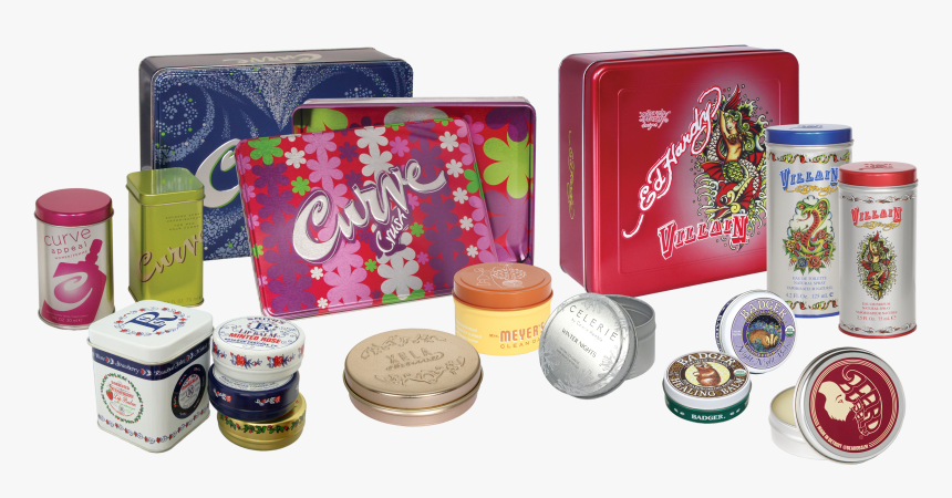 Cosmetic Tin Packaging Gift Sets - Tin Packaging For Cosmetics, HD Png Download, Free Download