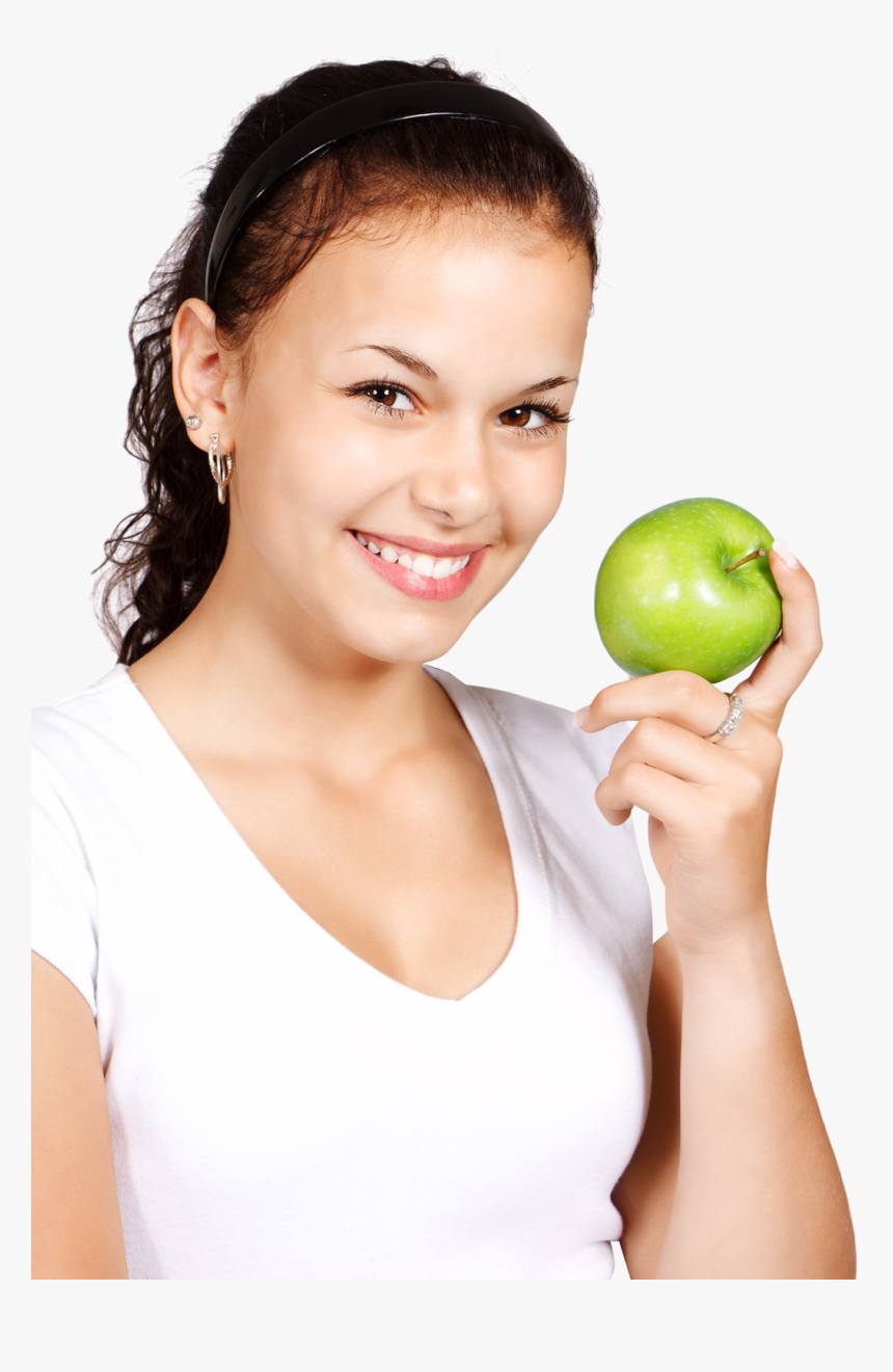 Green Apple’s - Girl Apple Png, Transparent Png, Free Download