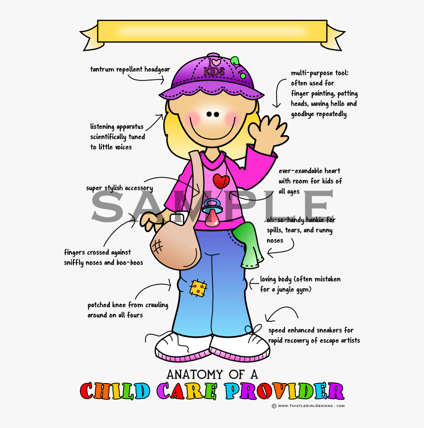 Anatomy Of The Daycare Provider, HD Png Download, Free Download