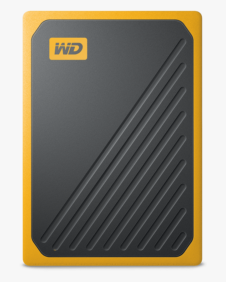 My Passport Go 500gb Black W/ Amber Trim - Western Digital, HD Png Download, Free Download