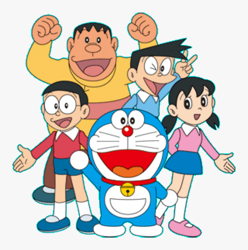 Doraemon 3d Wallpapers 2015 Source - Doraemon And Friends Drawing, HD Png Download, Free Download
