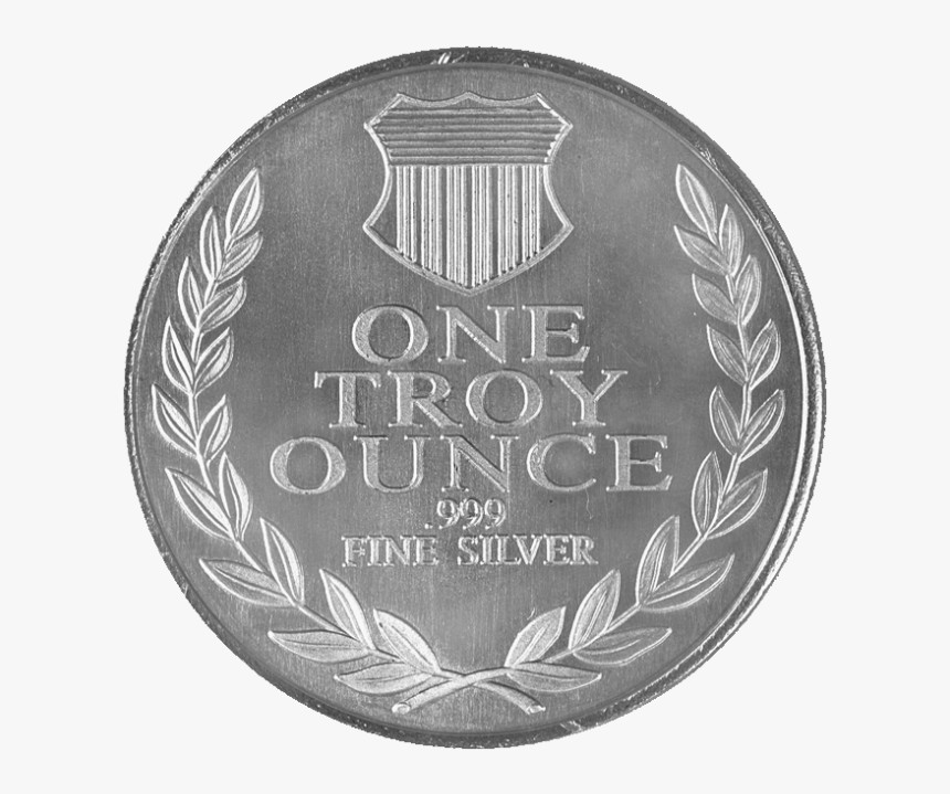 Custom Minted Round One Troy Ounce Silver"
 						src="skin/common - Coin, HD Png Download, Free Download