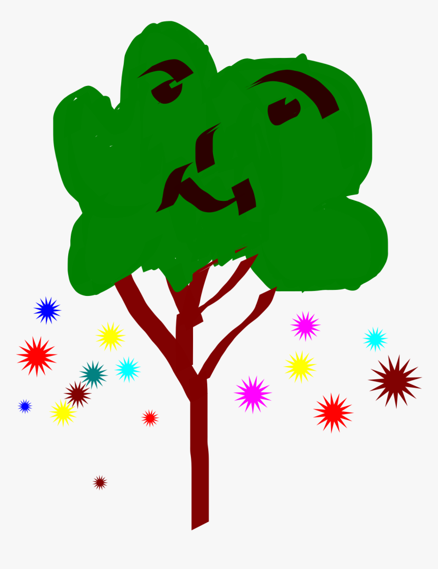 This Free Icons Png Design Of Flowers Tree , Png Download - Illustration, Transparent Png, Free Download