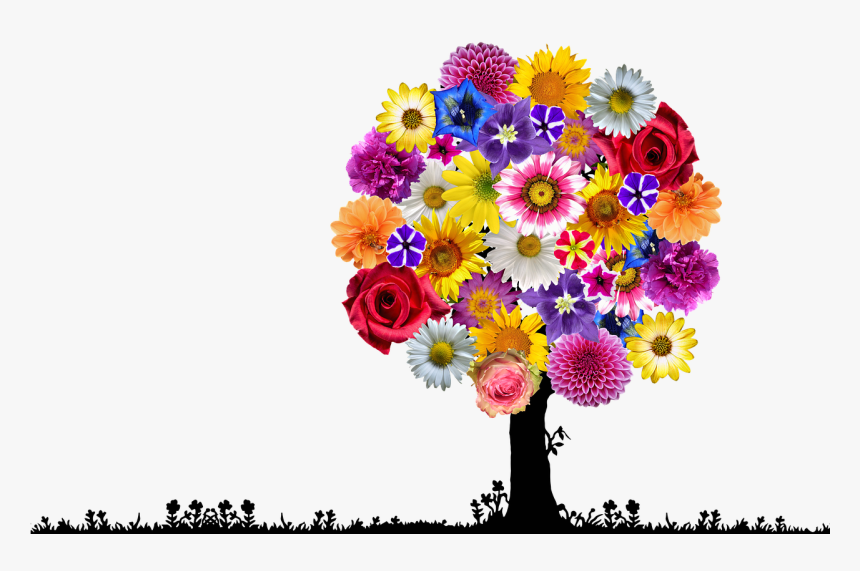 Flowers Tree Harmony Free Photo - Happy Teachers Day Bouquet, HD Png Download, Free Download