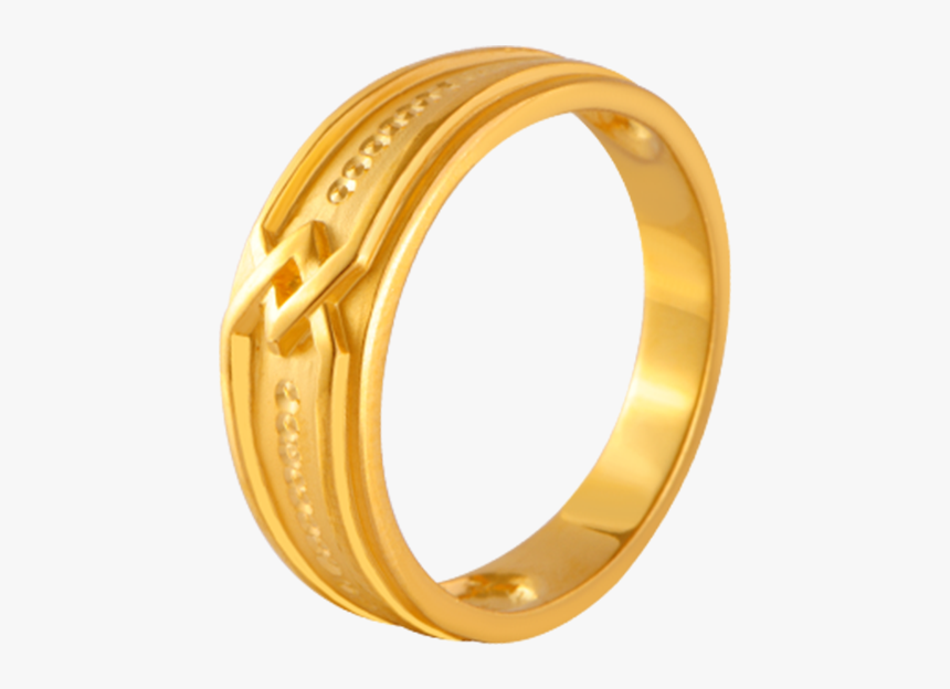 22kt Yellow Gold Ring For Men - Bangle, HD Png Download, Free Download
