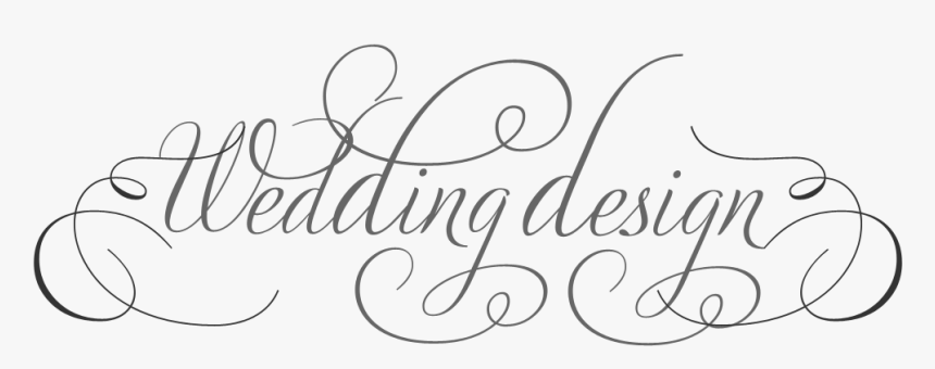 Wedding Design Logo - Calligraphy, HD Png Download, Free Download