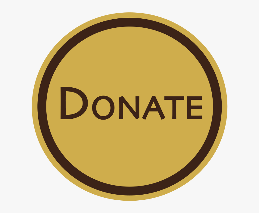 Donate Button - Circle, HD Png Download, Free Download