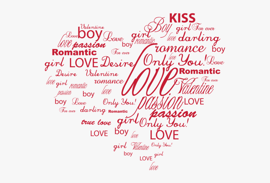 Happy Valentines Day Png - Love Png Text Download, Transparent Png, Free Download