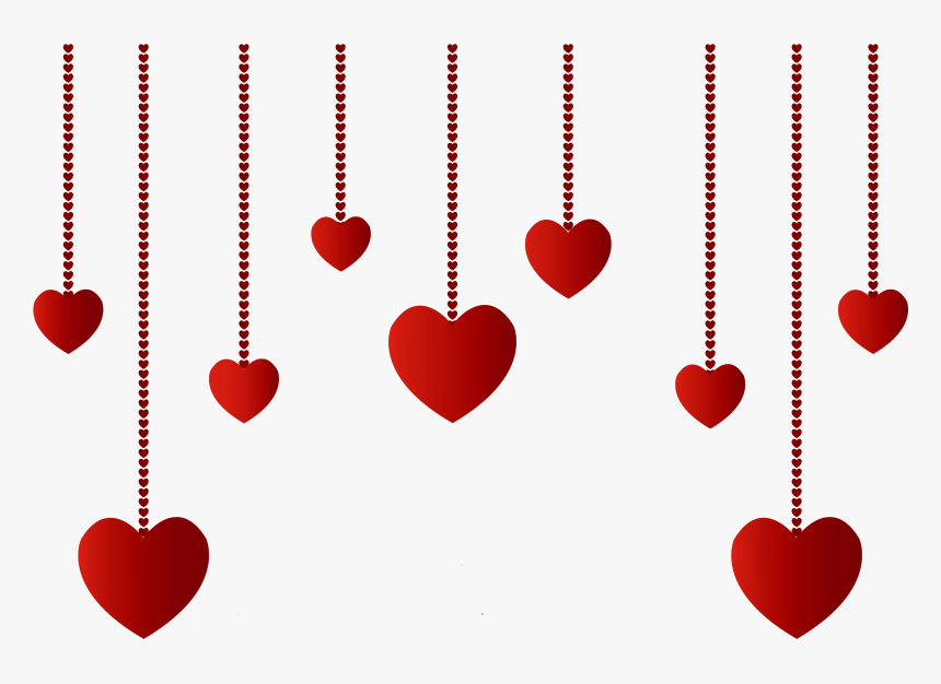 Transparent Decorative Heart Clipart - Transparent Background Hearts Clipart, HD Png Download, Free Download