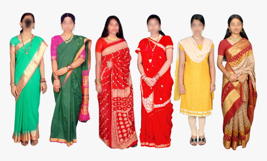 Indian Saree Psd For Women Bridal Dress Indian - Saree Psd File Download, HD Png Download, Free Download