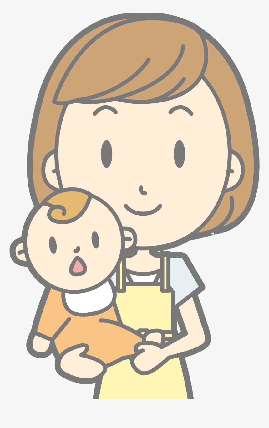 And Baby Big Image - Mom And Baby Clipart, HD Png Download, Free Download