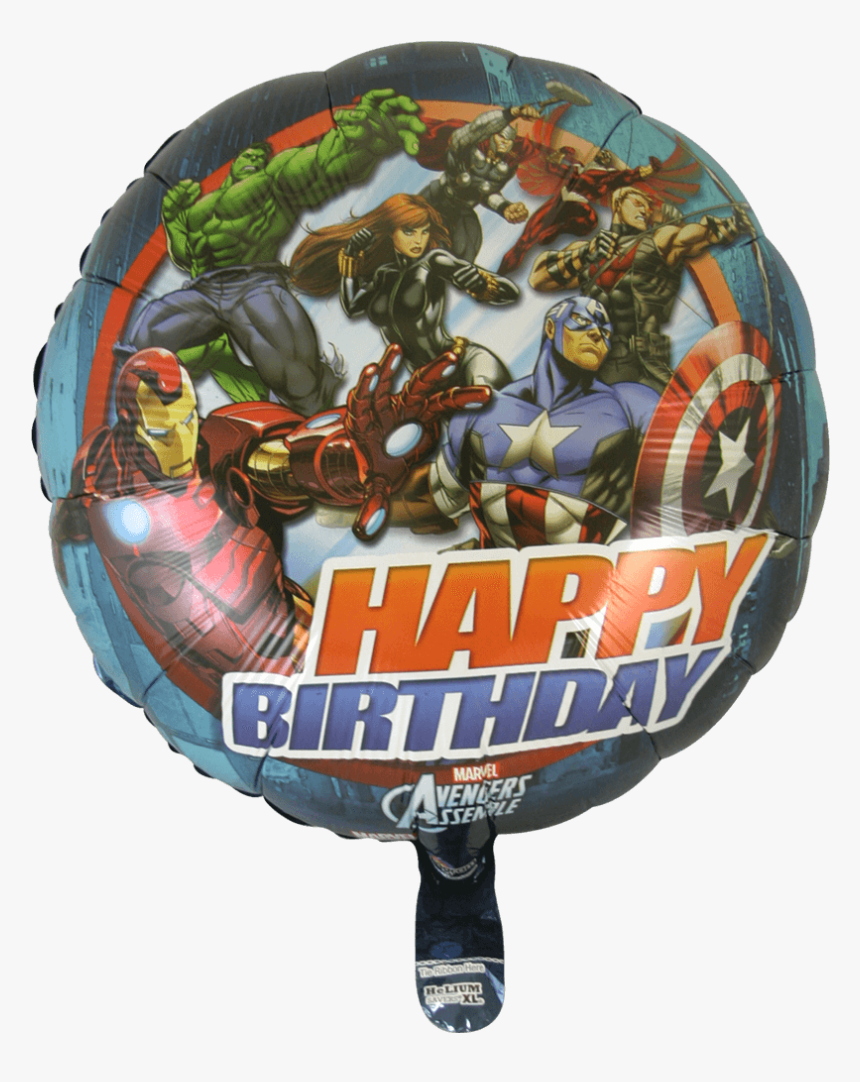 Avengers Happy Birthday Foil Balloon - Happy Birthday Avengers, HD Png Download, Free Download