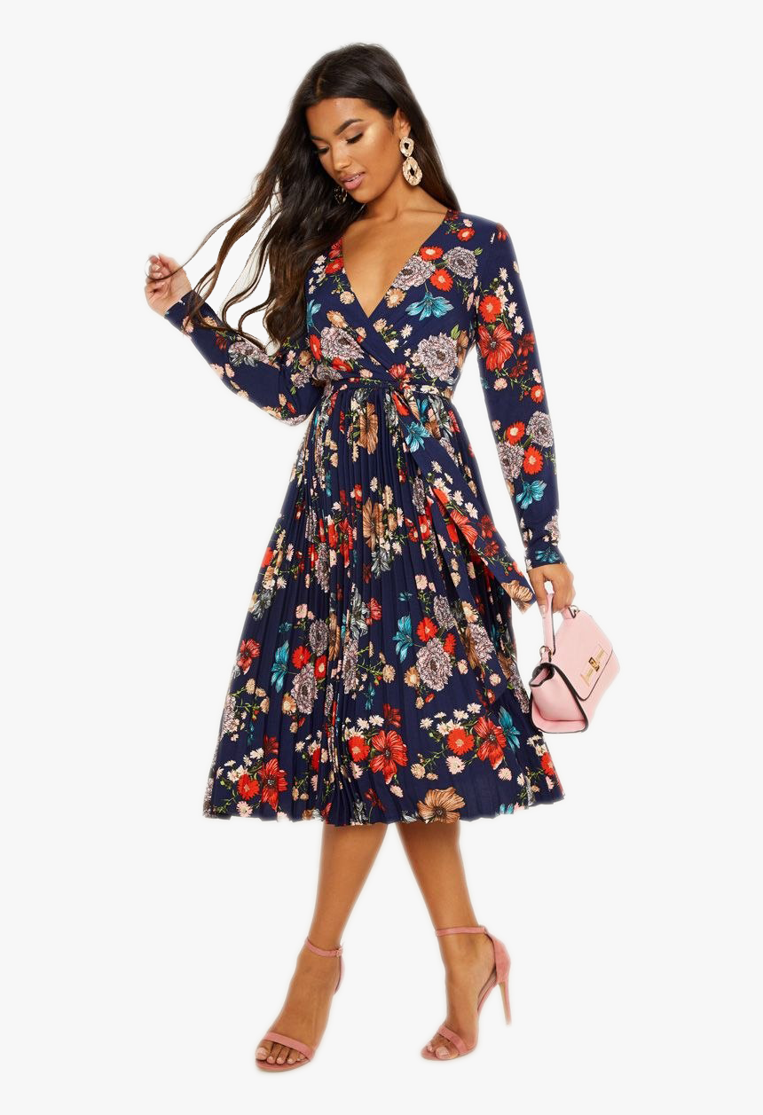 Midi Dress Png Free Download - Long Sleeve Midi Dress Australia, Transparent Png, Free Download