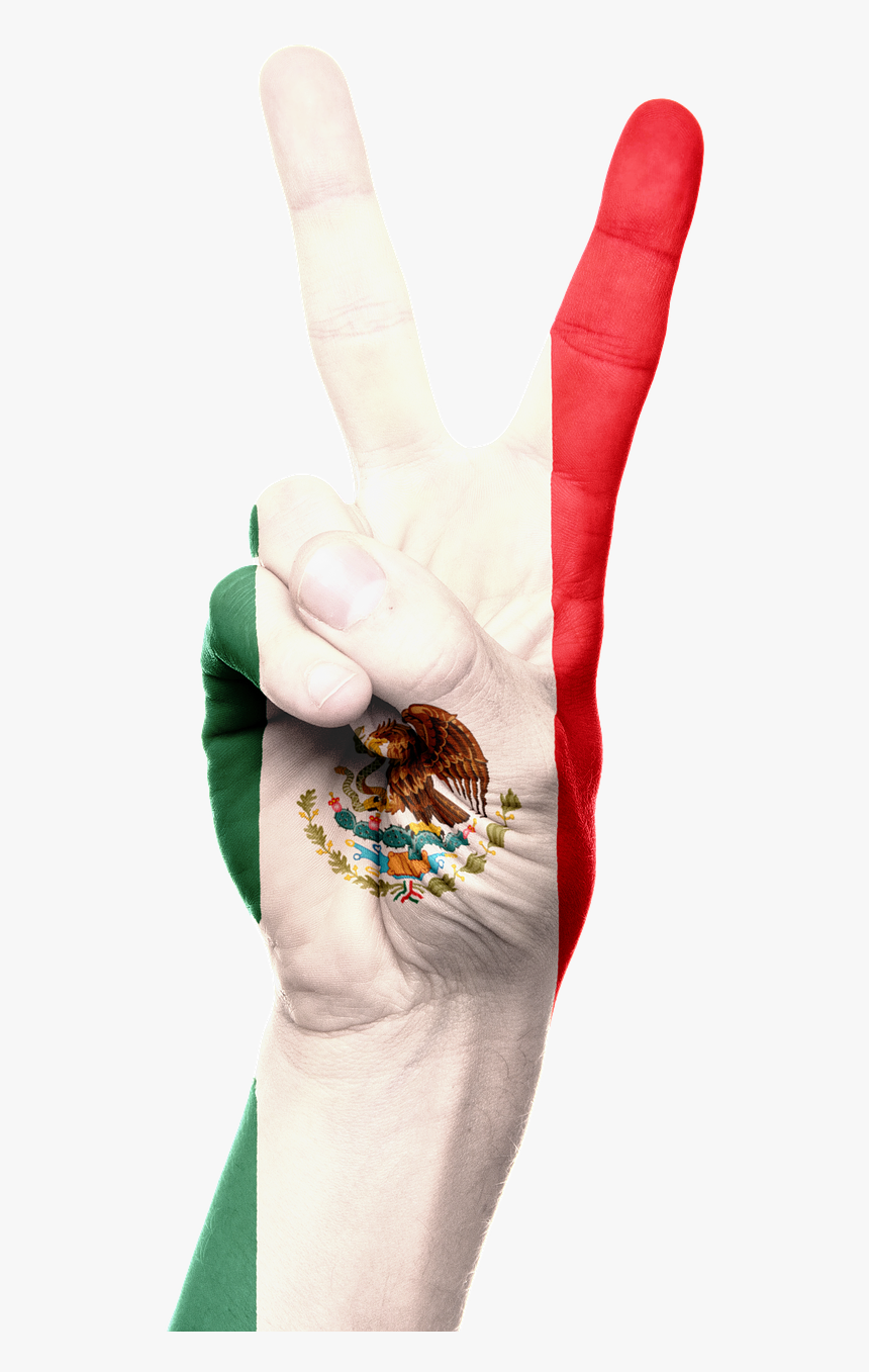 Mexico Flag Hand, Hd Png Download - Cancer, Transparent Png, Free Download