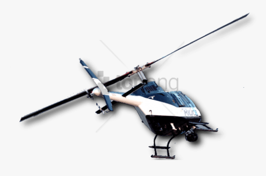 Helicopter - Police Helicopter Transparent Png, Png Download, Free Download