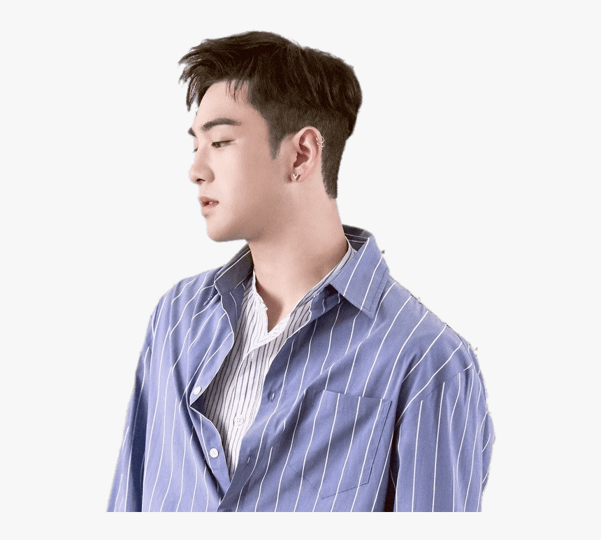 Nu"est Baekho Striped Shirt - Nu Est Baekho Png, Transparent Png, Free Download