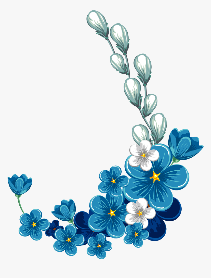 Flower Stock Photography Clip Art - Flower Border Design Png, Transparent Png, Free Download