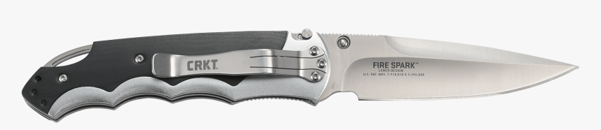 Fire Spark Crkt Folding Knife Hd Png Download Kindpng