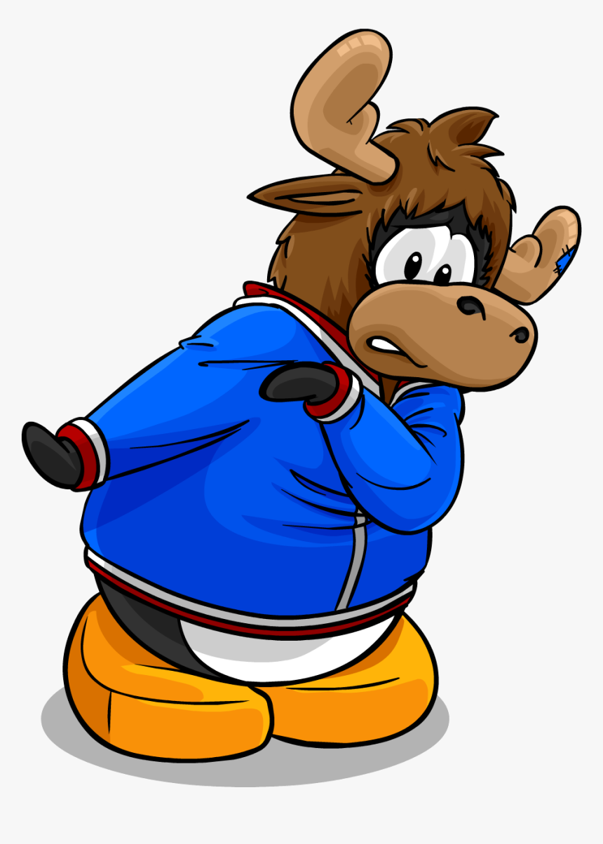 Clip Art Royalty Free Stock The Moose Club Penguin - Club Penguin Moose Head, HD Png Download, Free Download