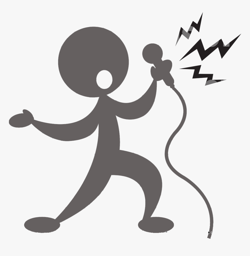 Singer Clipart Menyanyi - Singer Sing Clipart, HD Png Download, Free Download
