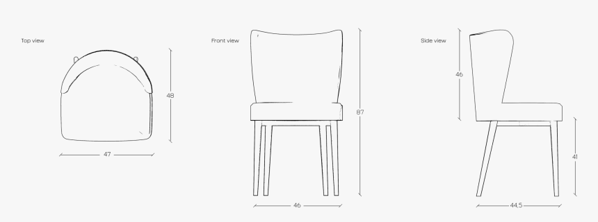 Arch Tsiklioti Dimensions - Chair, HD Png Download, Free Download