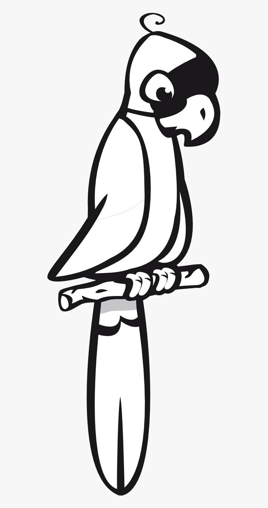 Parrot Clipart Black And White Images & Pictures - Parrotclipart Black And White Png, Transparent Png, Free Download