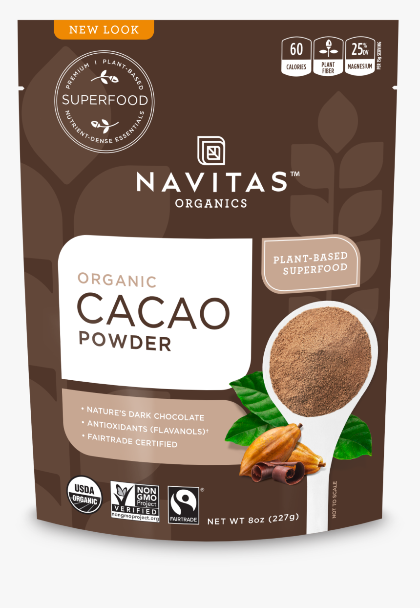 Navitas Organics Cacao Powder, HD Png Download, Free Download