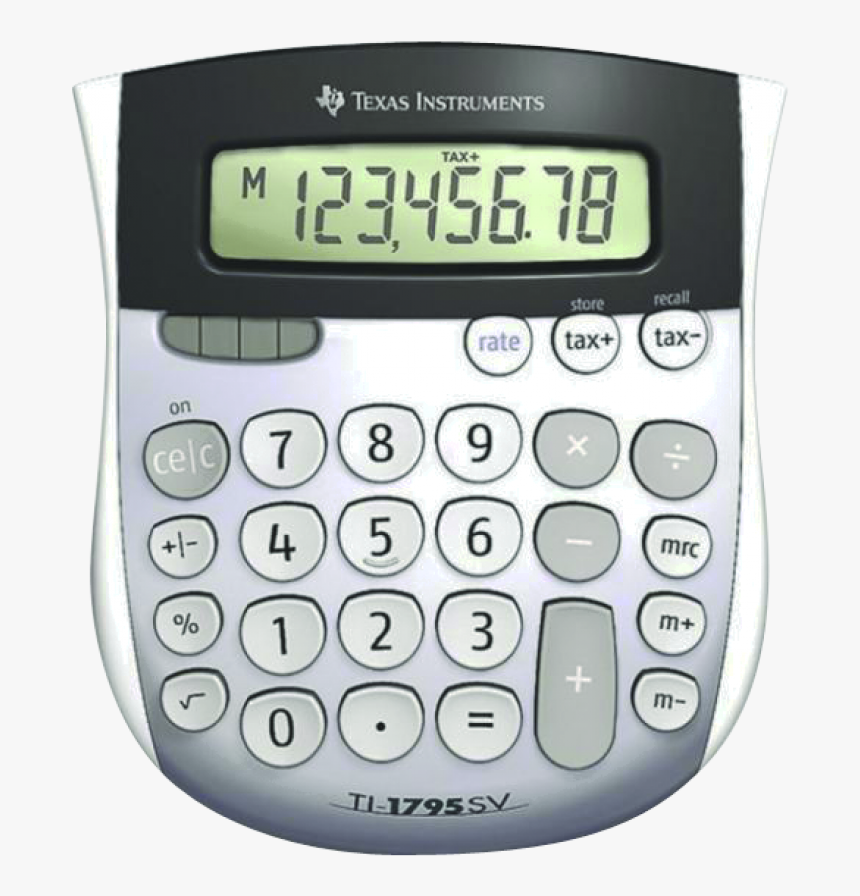 Calculator Clipart Ti - Texas Instruments Ti 1795sv Calculator, HD Png Download, Free Download